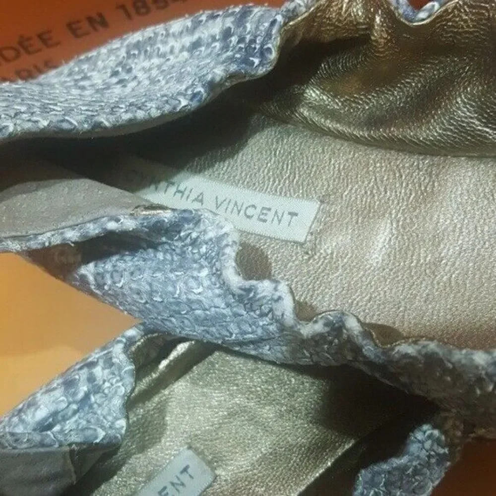 CYNTHIA VINCENT‎ Snake Print Flats - Size 6 1/2